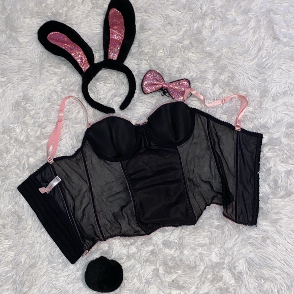 Victoria’s Secret SEXY sheer corset bustier - Picture 5 of 6